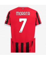 AC Milan Alvaro Morata #7 Domácí Dres 2024-25 Krátký Rukáv